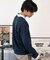シャツレイヤードニットプルオーバー