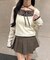 リブチョーカートップス