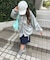 パッチワークメッセージパーカー