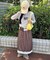 アソートボタンパッチワークロゴロンT