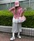 レーススウェットミドルスカート