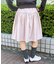 ドットミドルギャザースカート