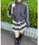 アソートパターンティアードミニスカート