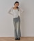 サイドレースデザインフレアパンツ