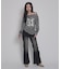 チェックナンバリングシアートップ