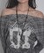 チェックナンバリングシアートップ