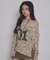 チェックナンバリングシアートップ