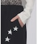 レイヤードプリントスウェットパンツ