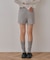 ケーブルニットショートパンツ