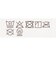 スタイ2枚組　スヌーピー　総柄＆ワンポイント　ベージュ