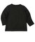 [ベビー]いつものＴシャツ　長袖　天竺素材　ブラック