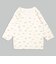 [ベビー]ふわふわコットン　長袖　丸首シャツ　2枚組　くるま　グリーン