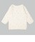 [ベビー]ふわふわコットン　長袖　丸首シャツ　2枚組　月星　アイボリー