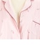 [両脇授乳口付]ママとお腹の赤ちゃんにやさしい長袖パジャマ　チューリップ　ピンク