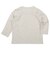 [ベビー]いつものTシャツ　長袖　天竺素材　アイボリー