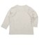 [ベビー]いつものTシャツ　長袖　天竺素材　アイボリー