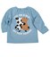 [ベビー]長袖Tシャツ　バックプリント　サックス