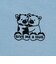 [ベビー]長袖Tシャツ　バックプリント　サックス