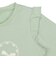 [キッズ]長袖Tシャツ　パネルプリント　ペパーミント