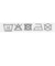 [キッズ]セットアップインナー　半袖　花ドット　オフホワイト