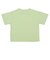 [キッズ]半袖Tシャツ　部分刺しゅう　グリーン