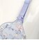 シルエットキレイノンワイヤーブラ　花柄　ブルー