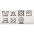 [48～52cm]チューリップハット　日よけ付き　洗える夏素材　くま　ベージュ