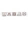 [キッズ]前後着られるメッシュ　タンクトップ　2枚組　プリンセス　サックス