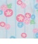 [ベビー]甚平(じんべい)ロンパス 朝顔柄 サックス
