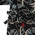 [キッズ]甚平(じんべい)スーツ 富士山柄 ブラック
