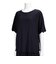 [授乳口付き]授乳がしやすい半袖Tシャツ　ネイビー