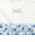 [キッズ]袖フリルTシャツ　胸切替え オフホワイト