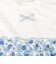 [キッズ]袖フリルTシャツ　胸切替え オフホワイト