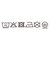 [キッズ]ワンピース　総柄　接触冷感　サックス