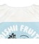 [ベビー]半袖Tシャツ　バックプリント　サックス