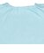 [ベビー]半袖Tシャツ　袖レース　サックス
