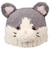 [40～50cm]ニット帽　アニマルモコモコ　かぞく　ねこ