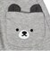 [ベビー]7分丈パンツ　アニマルポケット　グレー