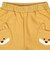 [ベビー]7分丈パンツ　アニマルポケット　イエロー