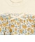 [ベビー]長袖Tシャツ　胸切替　イエロー