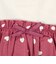 [キッズ]長袖Tシャツ　胸切替　レッド