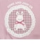 [ベビー]長袖トレーナー　レースモチーフ　ピンク