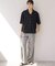 《一部WEB限定追加》コットンカットワーク刺繍開襟シャツ