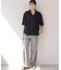 《一部WEB限定追加》コットンカットワーク刺繍開襟シャツ