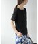 ヘンリーネックランダムリブTシャツ