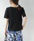 ヘンリーネックランダムリブTシャツ