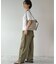 ヘンリーネックランダムリブTシャツ