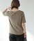 ヘンリーネックランダムリブTシャツ