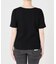 ヘンリーネックランダムリブTシャツ