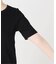 ヘンリーネックランダムリブTシャツ